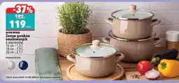 Biedronka Zestaw garnków emaliowanych oferta