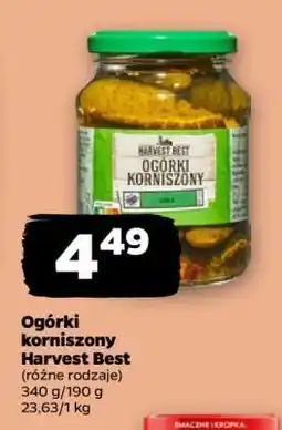 Netto Ogórki korniszone Harvest Best oferta