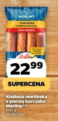 Netto Kiełbasa morlińska z piersią kurczaka Morliny oferta