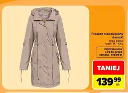 Carrefour Płaszcz nieocieplany damski typu parka oferta