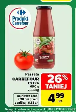 Carrefour Passata pomidorowa Carrefour Extra oferta