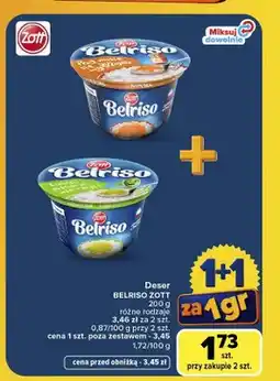 Carrefour Deser ryżowy Zott Belriso klasyczny oferta
