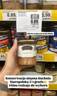 Dino Konserwa mięsna Kiełbasa Kuchnia Staropolska oferta