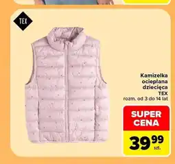 Carrefour Kamizelka ocieplana dziecięca TEX oferta