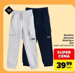 Carrefour Spodnie dresowe dziecięce TEX oferta