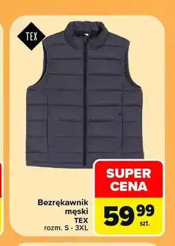 Carrefour Bezrękawnik męski TEX oferta