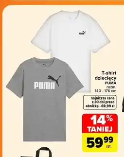 Carrefour T-shirt dziecięcy Puma oferta