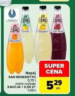 Carrefour Napój San Benedetto Zero Aranciata oferta