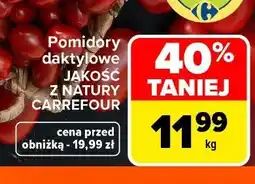 Carrefour Pomidory daktylowe Jakość z Natury Carrefour oferta
