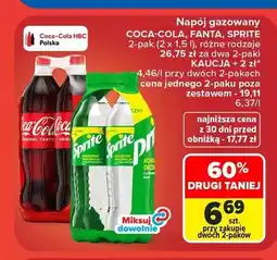 Carrefour Napój gazowany Fanta 2-pak oferta