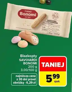 Carrefour Biszkopty Savoiardi Forno Bonomi oferta