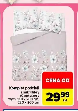Carrefour Komplet pościeli z mikrofibry oferta