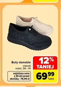 Carrefour Buty damskie casual oferta