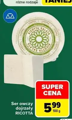 Carrefour Ser owczy dojrzały Ricotta oferta