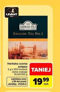 Carrefour Herbata czarna Ahmad Tea English Tea No.1 oferta