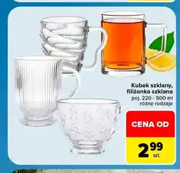 Carrefour Kubek szklany oferta