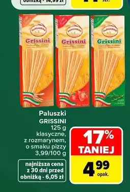 Carrefour Paluszki Grissini klasyczne Pangiorno oferta