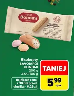 Carrefour Biszkopty Savoiardi Bonomi oferta