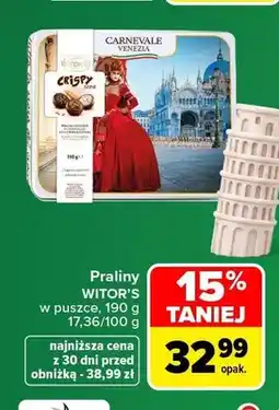 Carrefour Praliny Witor's Crispy Mini oferta