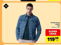 Carrefour Kurtka jeans męska TEX oferta