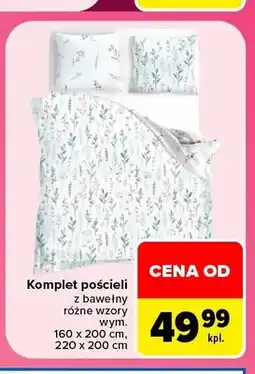 Carrefour Komplet pościeli z bawełny oferta