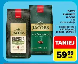 Carrefour Kawa ziarnista Jacobs Krönung Signature oferta