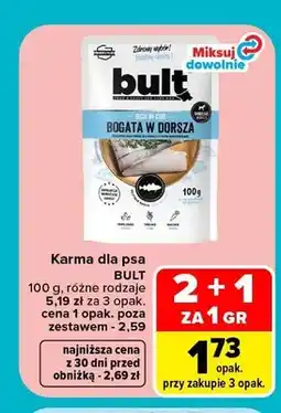 Carrefour Karma dla psa Bult bogata w dorsza oferta