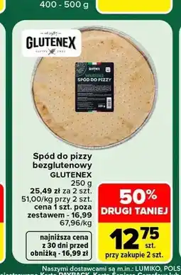 Carrefour Spód do pizzy bezglutenowy Glutenex oferta