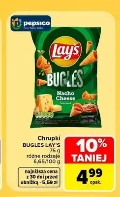 Carrefour Chrupki Bugles Lay's Nacho Cheese oferta