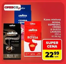 Carrefour Kawa mielona Lavazza Qualità Rossa oferta