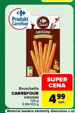 Carrefour Bruschetta Carrefour Grissini oferta