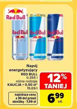 Carrefour Napój energetyzujący Red Bull Energy Drink oferta