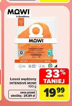 Carrefour Łosoś wędzony Intensive Mowi Signature oferta