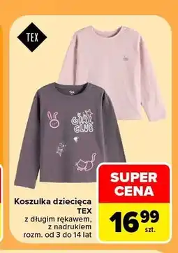 Carrefour Koszulka dziecięca TEX oferta
