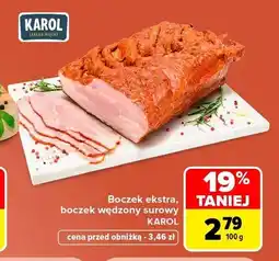 Carrefour Boczek ekstra Karol oferta