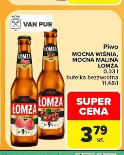 Carrefour Piwo Łomża Mocna Wiśnia oferta