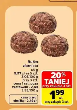 Carrefour Bułka ziarnista oferta