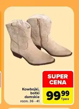 Carrefour Botki damskie oferta