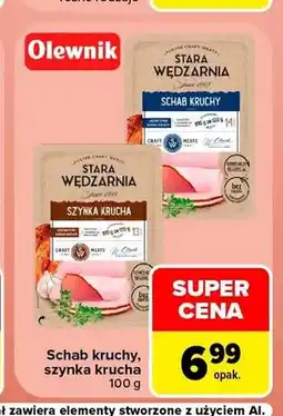 Carrefour Schab kruchy Stara Wędzarnia Olewnik oferta