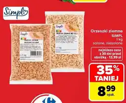 Carrefour Orzeszki ziemne solone Simpl oferta