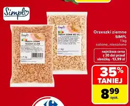 Carrefour Orzeszki ziemne niesolone Simpl oferta