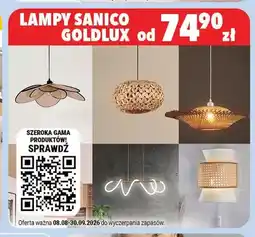 Biedronka Lampa Sanico Goldlux oferta
