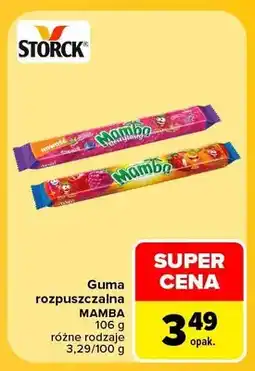 Carrefour Guma rozpuszczalna Mambo oferta