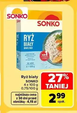 Carrefour Ryż biały Sonko 4-pak oferta