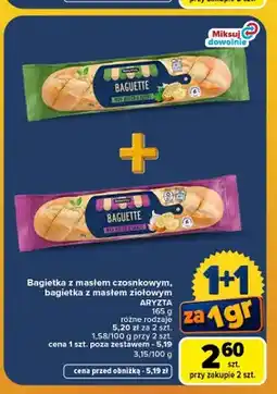 Carrefour Bagietka z masłem ziołowym BakerVille oferta
