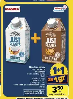 Carrefour Napój roślinny Tymbark Just Plants Kokos oferta