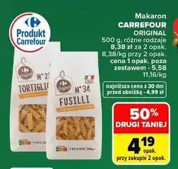 Carrefour Makaron Carrefour Original oferta