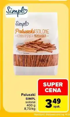 Carrefour Paluszki Simply solone oferta