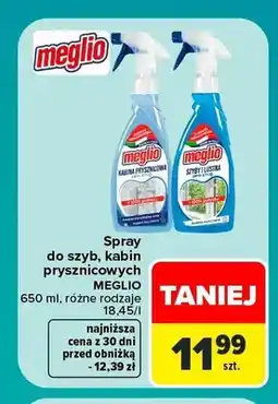 Carrefour Spray do kabin prysznicowych Meglio oferta