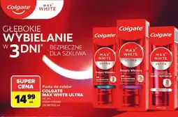 Carrefour Pasta do zębów COLGATE MAX WHITE ULTRA oferta